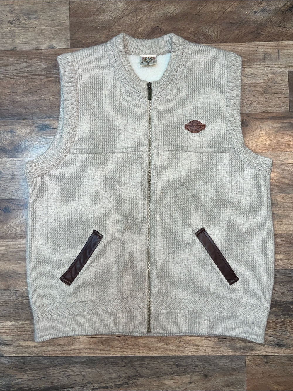 McDonald Pure Wool Full Zip Vest